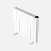 Emisor Termico De Aluminio Point Blanco 1500w 3modos Prog.7dias Tactil Protecc.antivuelco 58x67x8cm