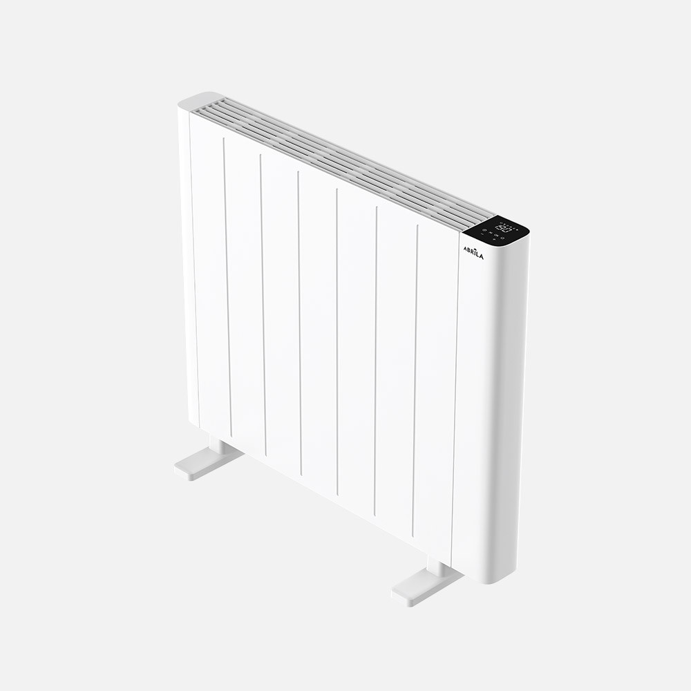 Emisor Termico De Aluminio Point Blanco 1500w 3modos Prog.7dias Tactil Protecc.antivuelco 58x67x8cm