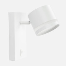Aplique Ortiga 1 X Gx53 Blanco 9w 800lm Orientable  Bombilla Incluida 16x8,3x15,5cm