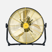 Ventilador Industrial Mapache 130w Negro/amarillo 3vel 3asp Orientable 180º 54x57x19,5cm