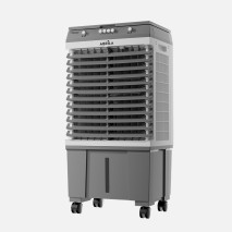 Climatizador Industrial Titanic Gris/blanco 65w 3vel 20l  Oscilante 4acumulad.frio Humidificador 77x38x28cm