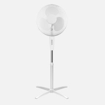 Ventilador De Pie Flip 45w Blanco 3vel 3aspas 40d Orientable.Fijo Y Rotatorio Regx48x48cm