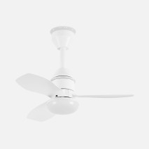 Ventilador Dc Asaf 20w 2100lm Blanco 3aspas 62d 3000 K-4200k-6500k Regulable Intensidad+ Remoto+temporizador+memoria