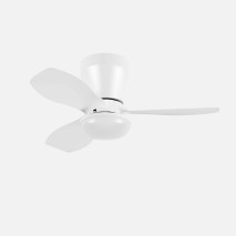 Ventilador Dc Cain 15w 1800lm Blanco 3aspas 62d 3000k-4200k-6500k Regulador Intensidad+ Remoto+temporizador+memoria