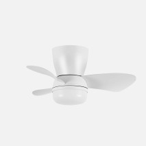 Ventilador Dc Enoc 15w 1800lm Blanco 3asp 58d 3000K-4200k-6500k Regulable Inensidad+ Remoto+temporizador+memoria