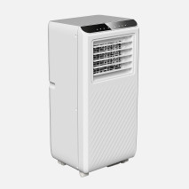 Aire Acondicion.portatil Wind Blanco 9000btu/2350fr 950w 2vel Deshuimidificador Remoto,kit Ventana 70x33x28cm