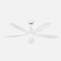 Ventilador Dc Tobarra 18w Blanco 5aspas 6vel.132d  2250lm 3000-4500-6500k Remoto+memoria+temporizador