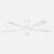 Ventilador Dc Vinaros 18w Blanco 5aspas 6vel 144d  2250lm 3000-4500-6500k Remoto+memoria+temporizador