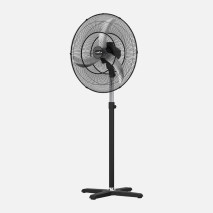 Ventilador Industrial Regata 175w Negro 3vel 3aspas 80d  Fijo Y Rotatorio Alta Velocidad Regx80x80cm
