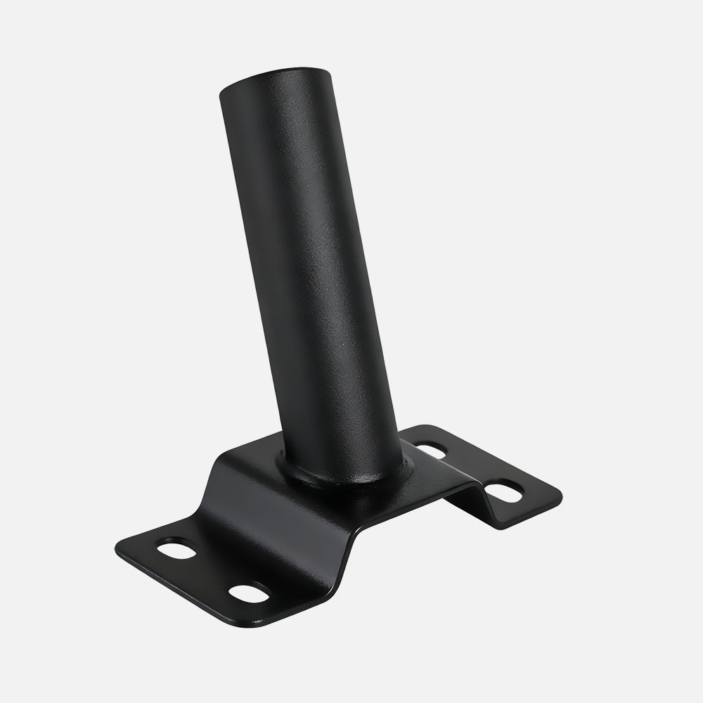 Soporte Pared Farola Bazan Negro 15x4,8x4,8cm