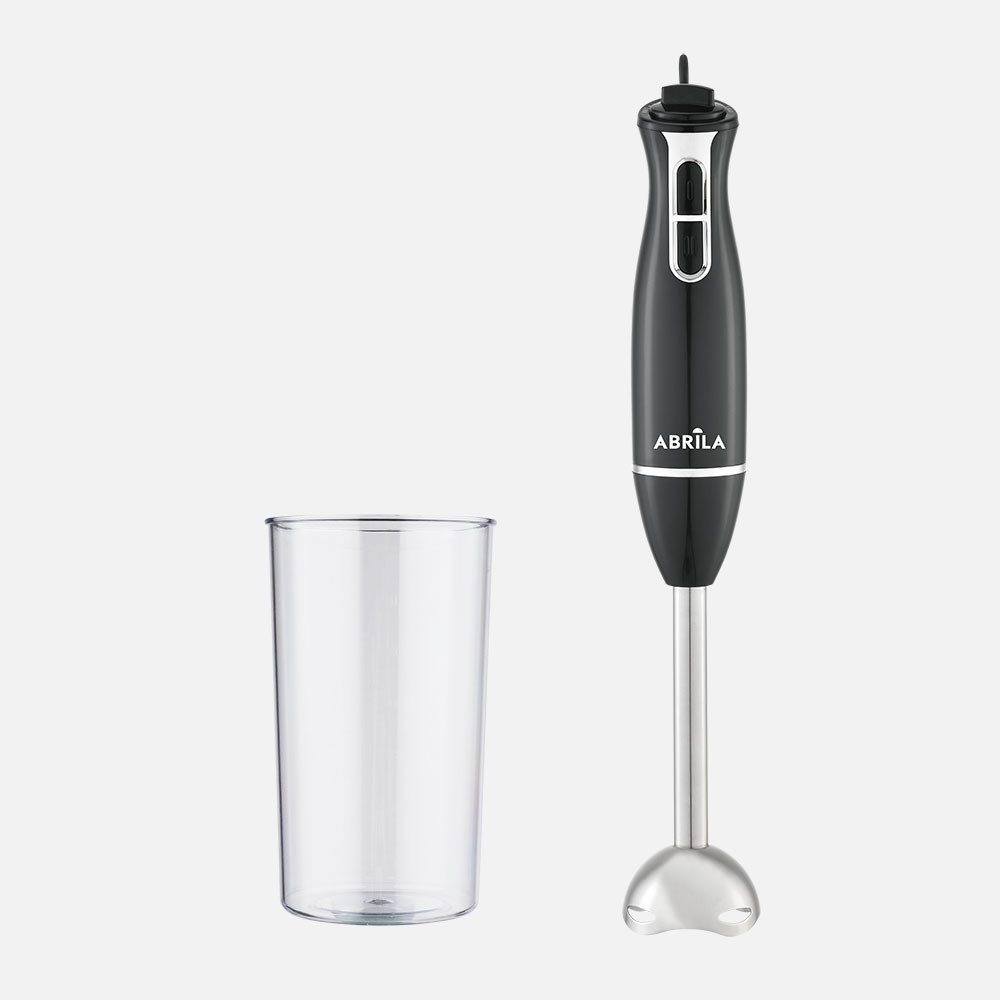 Batidora De Mano Baikai 450w Dc Negro 2vel C/vaso Cuchillas Ac.inox.velocid.ajustable,desmont,ergonomico 39,5x6,5x6,5cm