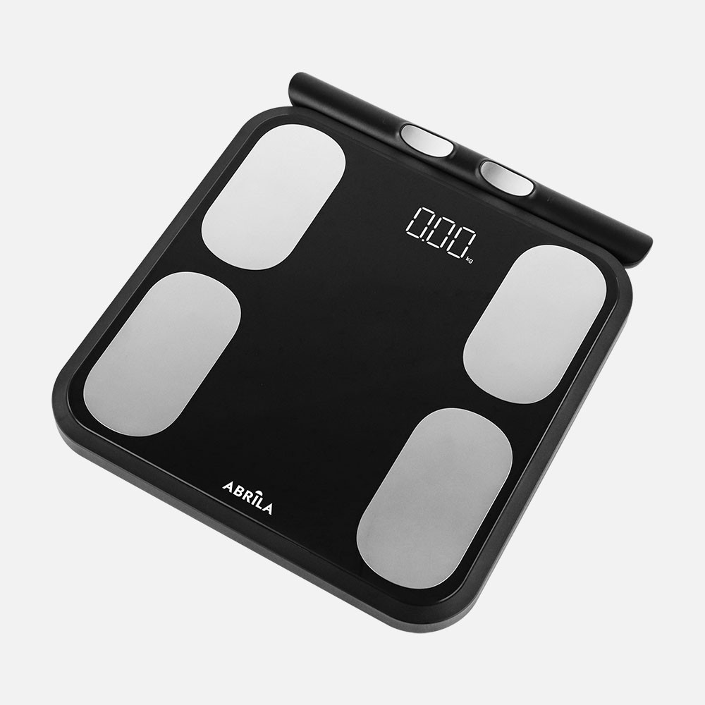 Bascula Baño Dasan Cap.180kg Negro Analis.29datos Display Lcd Enc/apag Autom.bluetooth 3,5x30x33cm