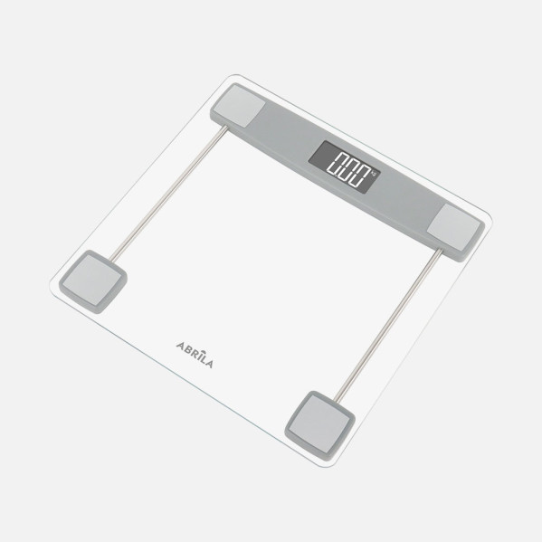 Bascula Baño Adriel Cap.180kg Trasnparente Vidrio Temp5mm Display Encendido/apagado Automatico.preciso 2,4x28x28cm