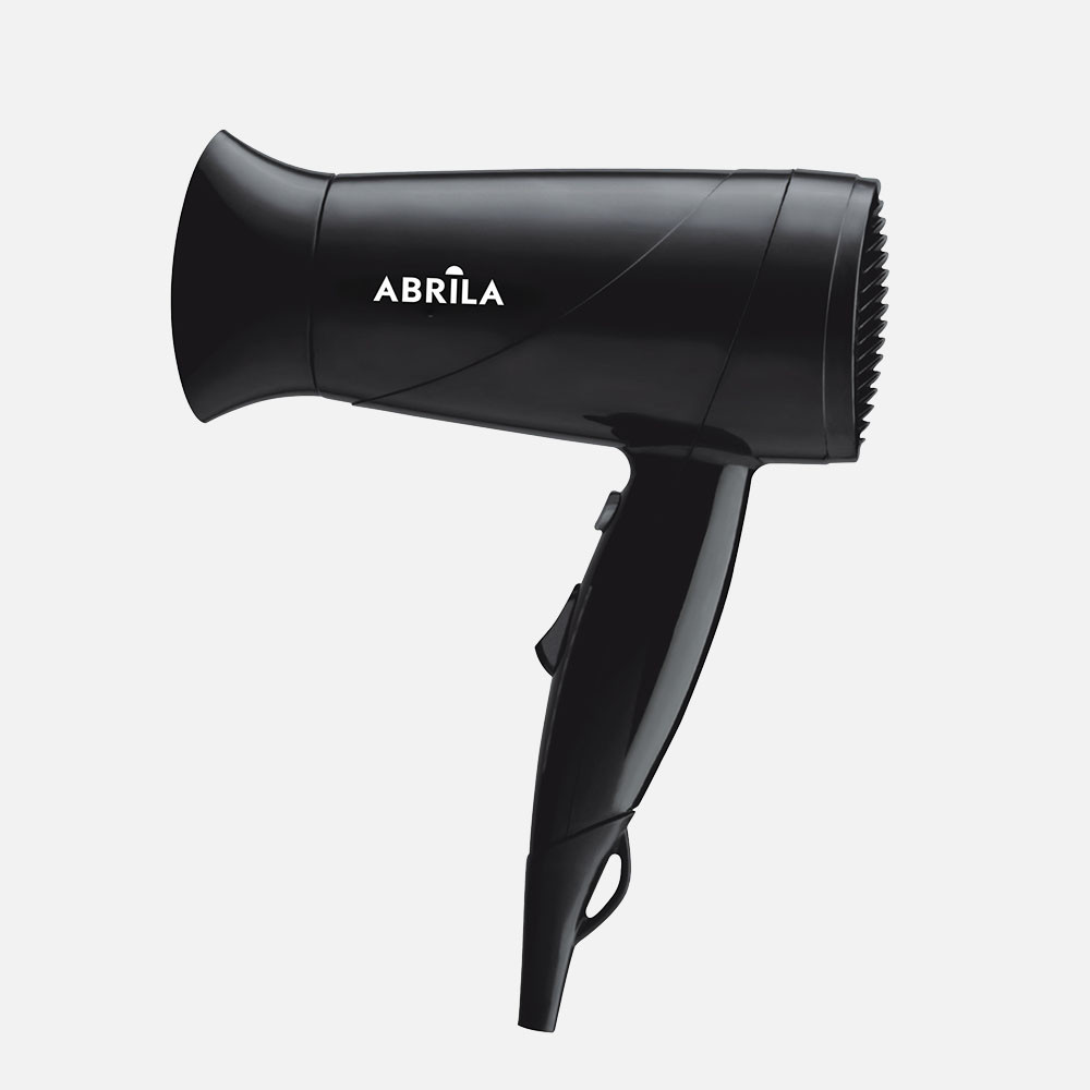 Secador Zuber Negro 1600w 2veloc.fun.frio Motor Dc Concentrador De Aire Y Anilla Colgar 22x18x7,5cm