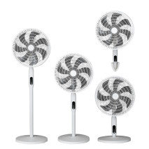 Ventilador Pie 3x1 Mixin Blanco 3vel 60w 7asp 45d  Fijo/rotatorio Suelo/pared/sobremesa Regx45x45cm