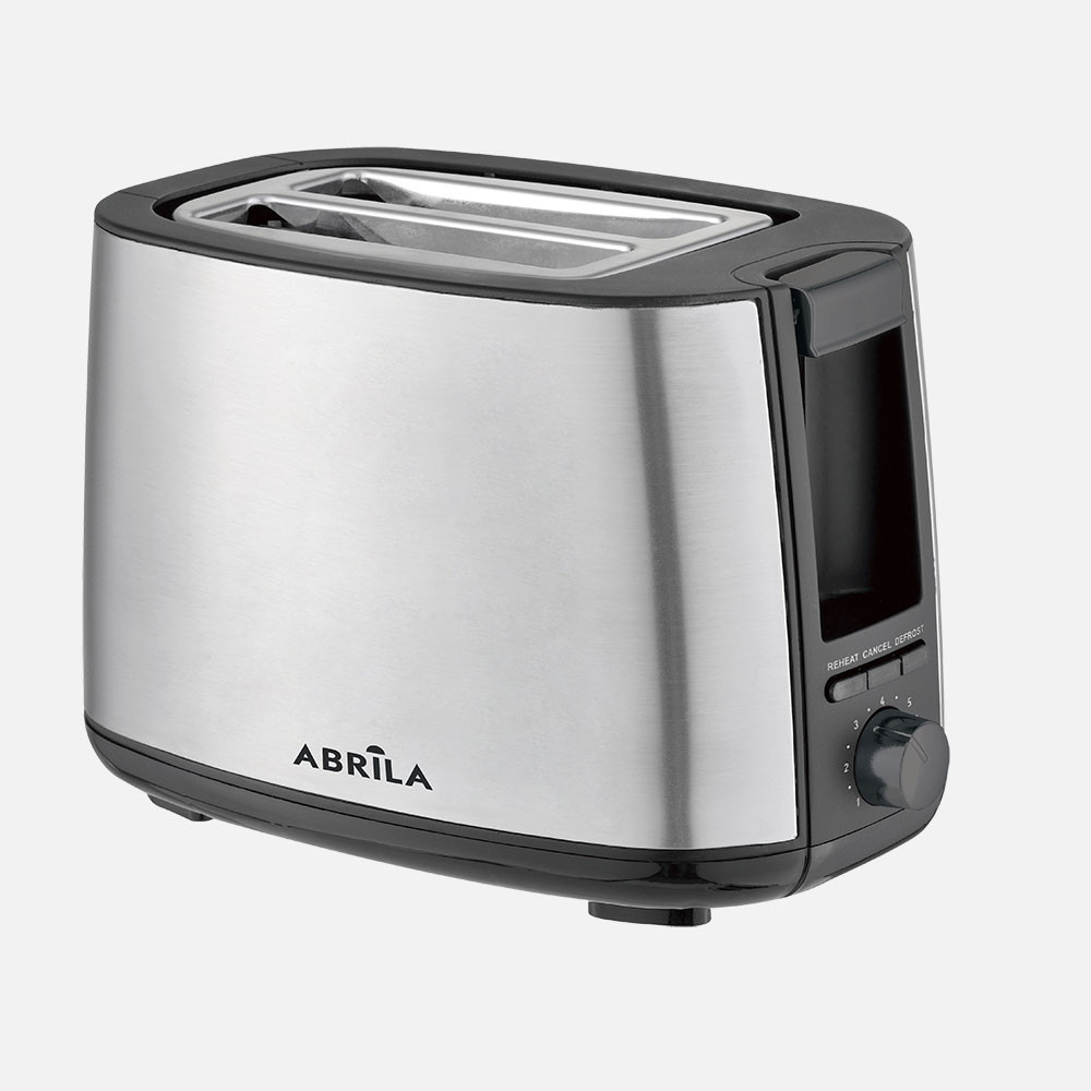 Tostador Pan Limia 750w Negro/plata 7niv.tostado,descongelacion, Apagado Autom.2ranuras.recogemigas,17x26,5x15cm