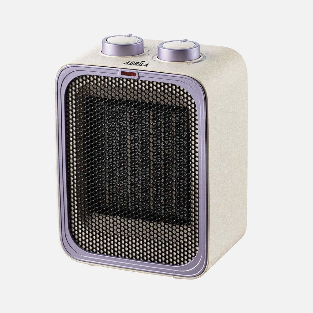 Termoventilador Ceram.jaya 2000w Beis/lila Termost Reg.2pot 3fun Sist.seguridad,antivuelco 20x15x10cm
