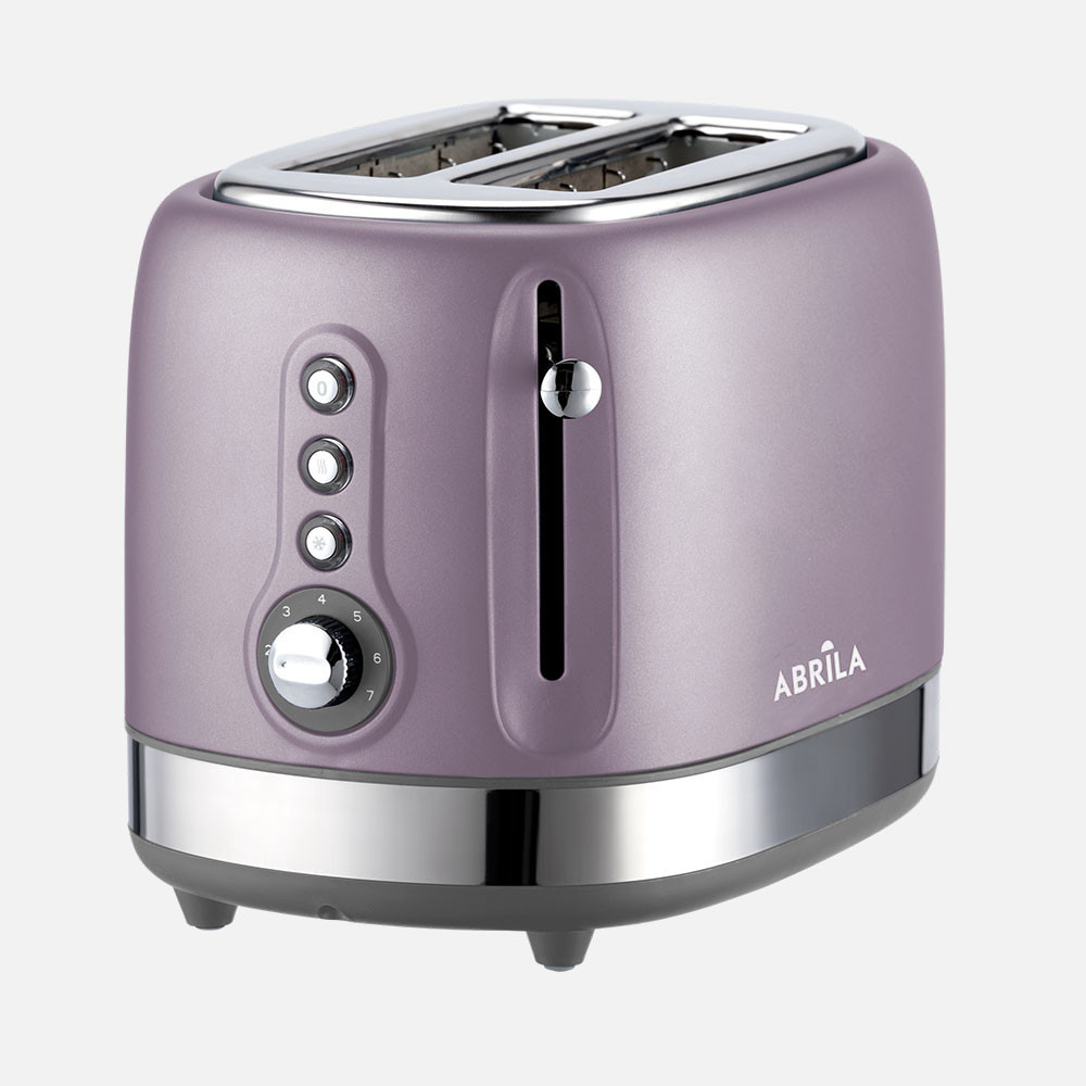 Tostador De Pan Urbion 815w Violeta/gris 7niveles De Tostad 2ranuras Recogemigas.descongelar.recalentar. 19,5x16,5x27cm