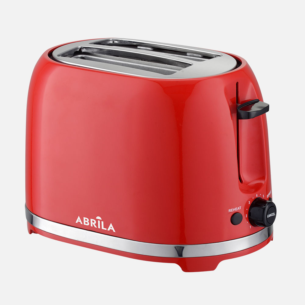 Tostador Pan Tambre 850w Rojo 7niv.tostado, Descongelacion, Apagado.autom.2ranuras.recogemigas.19x28x17cm