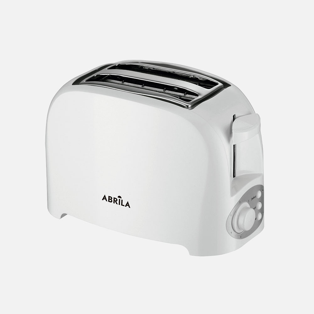 Tostador Pan Carrion 750w Blanco 7niv.tostado Apag.autom.2ranuras Descongelacion.recalentar.17x26x15 cm