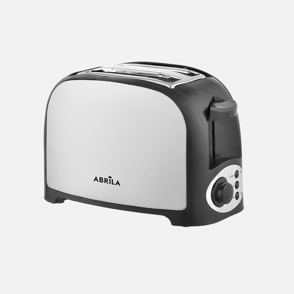 Tostador Pan Riaza 750w Negro/plata 7niv.tostado Apag.autom.2ranuras,descongelacion,recalentar.17x26x15cm
