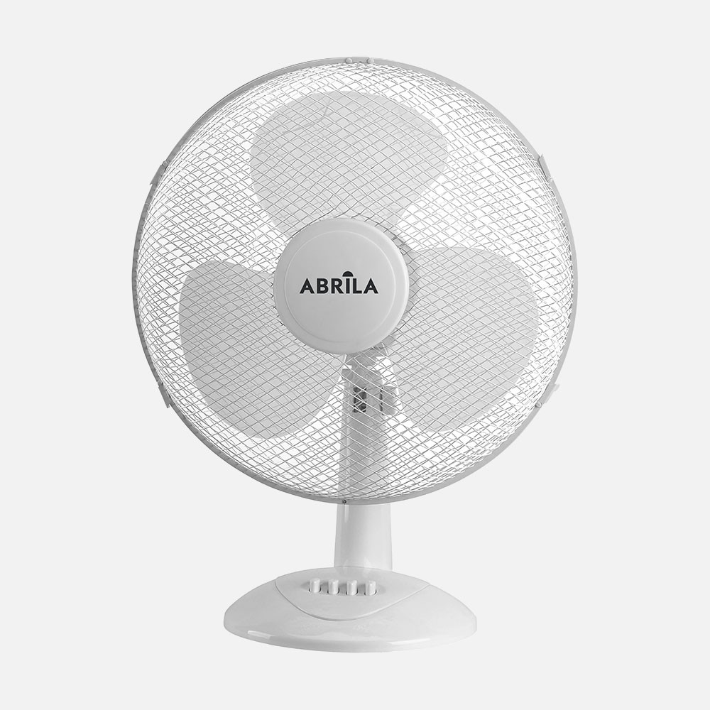 Ventilador Sobremesa Cape Grande Blanco 3 Vel. 40w Oscilante 3 Aspas Blancas 53x43x25 Cm