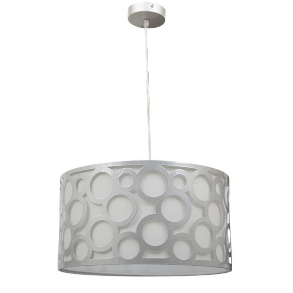 Colgante Serie Orlando Blanco/plata 1xe27 (regx35d) Colgante Serie Orlando Blanco/plata 1xe27 (regx35d)