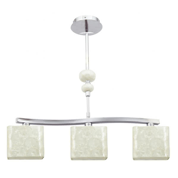 Lampara Serie Darwin Cromo/nacar 3xe14 Regx66 Lampara Serie Darwin Cromo/nacar 3xe14 Regx66