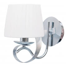 Aplique Serie Cleveland Cromo/plata 1xe14 23x15