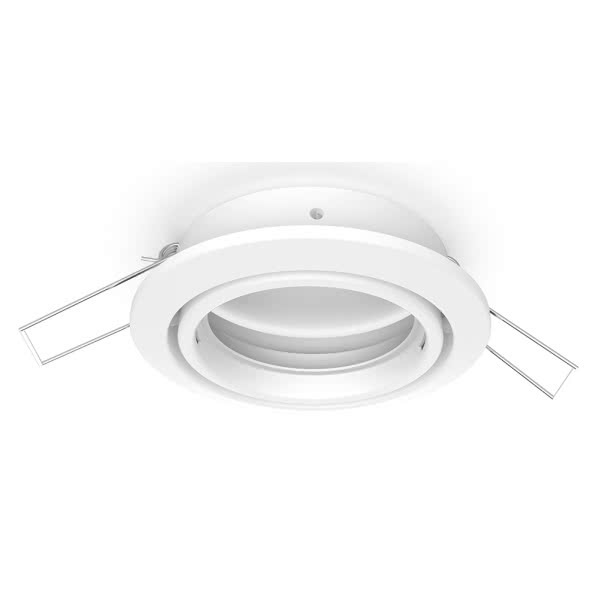 Aro Empotrable Serie Inteca Redondo Orientable Blanco 8d Aro Empotrable Serie Inteca Redondo Orientable Blanco 8d