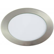 Downlight Led Redondo Serie Apolo 12w 990lm Niquel 4000k 17d