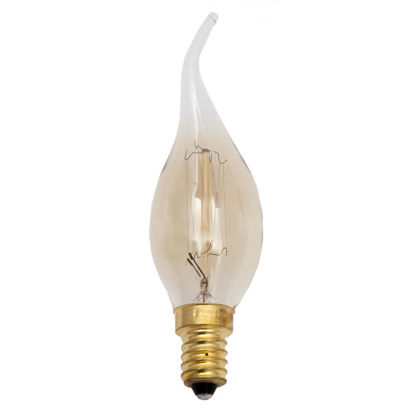 bombilla Incandescencia Vintage Bohemia 25w E14 12,3x3,5d Calida