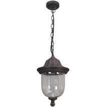 Colgante Exterior Elena Marron 1xe27 Regx16x16 Cm