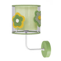 Aplique Infantil Serie Flor Verde 1xe14 (28x19)