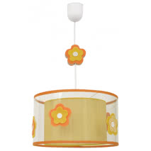 Colgante Infantil Serie Flor Naranja 1xe27 (regx30)