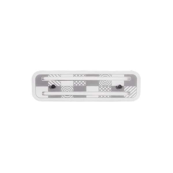 Fluorescente Serie Figuras Blanco/gris 2x18w 68x19