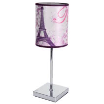 Sobremesa Serie Eiffel Rosa 1xe14  43x16 D