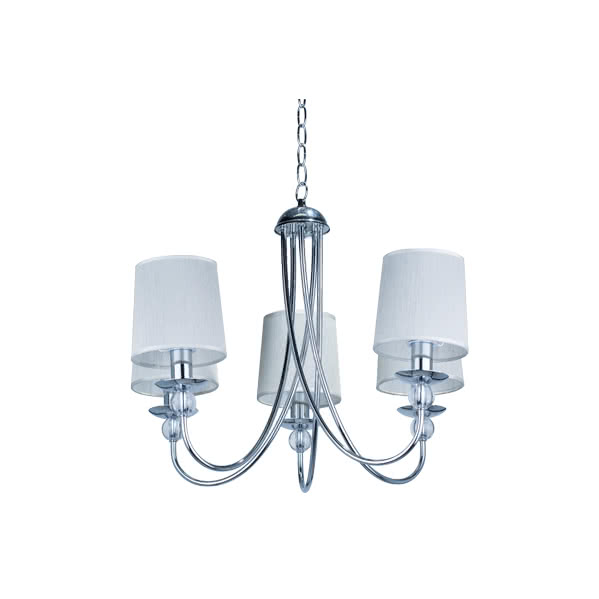 Lampara Serie Michigan Cromo 5xe14 50x58d Lampara Serie Michigan Cromo 5xe14 50x58d