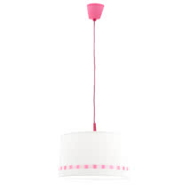 Colgante Serie Lacito Rosa 1xe27 Regx35d