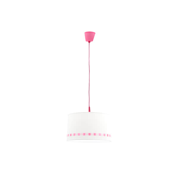 colgante Lacito Rosa 1xe27 Regx35d
