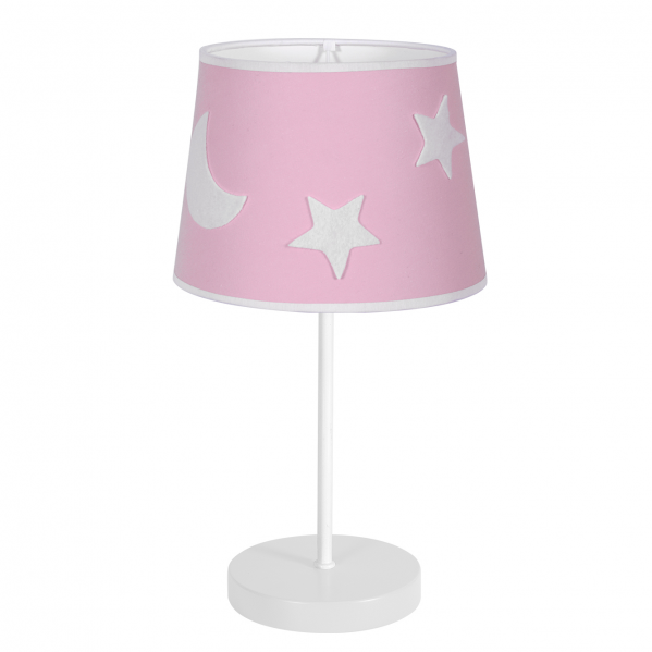 sobremesa Firmamento 1xe27 Rosa 38x18