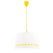 Colgante Serie Lacito Amarillo 1xe27 Regx35d