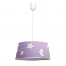 Colgante Firmamento 1xe27 Lila Regx35 D