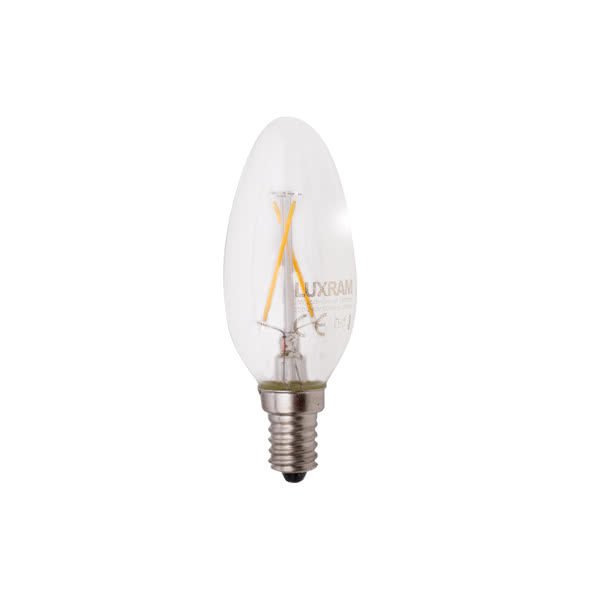 Bombilla Led Filamento Vela E14 4w 400 Lm 2700k Calida 80x45d