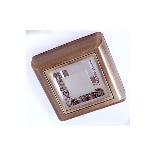 Downlight Sup. Cuadrado 2xe27 Cuero 25x25 Downlight Sup. Cuadrado 2xe27 Cuero 25x25
