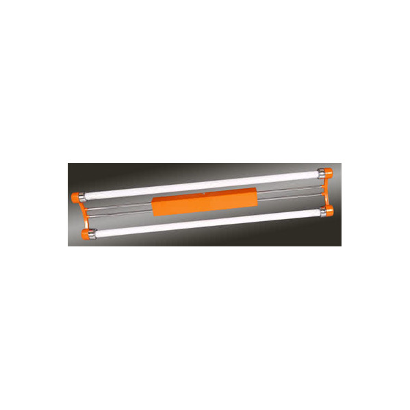 Fluorescente 2x18w Naranja/cromo