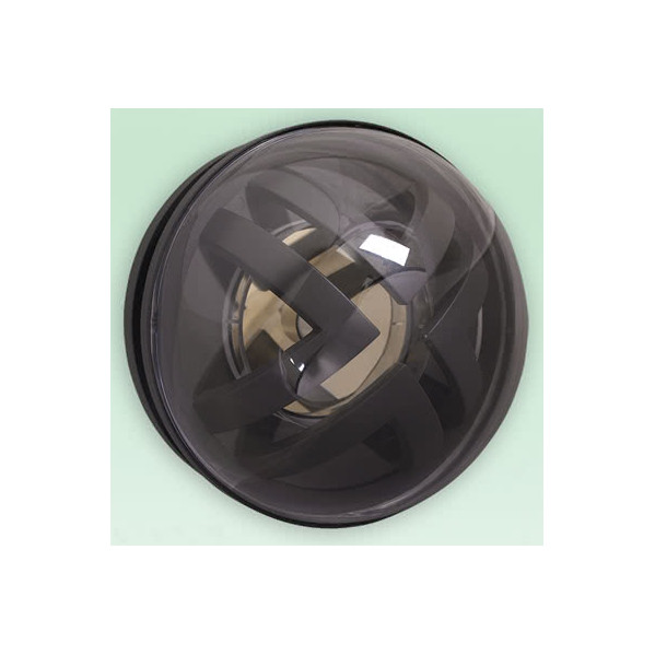 plafon Exterior Redondo Aluminio Gris 1xe27 Ip44  30d