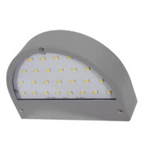 Aplique Exterior Juba Gris Led 5w 450lm Ip54 (18x13x4,5)4000k