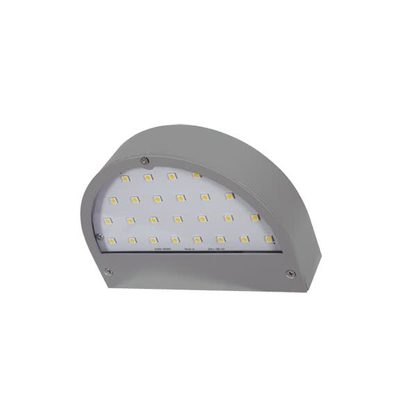 Aplique Exterior Serie Juba Gris Led 5w 450lm Ip54 (18x13x4,5)4000k