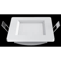 Downlight Led Intego Cuadrado 8w 330lm 3,2x11x11 Blanco 4000k Corte 9x9 Cm 